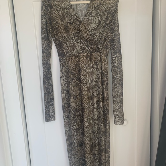 Other Stories MIDI Dress Snake Print - Picture 5 of 5